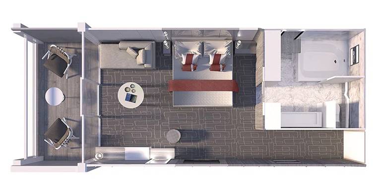 Celebrity Cabin Category Magic Carpet Sky Suite Image 2