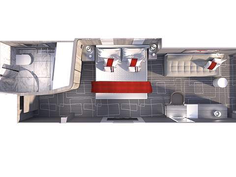 Celebrity Cabin Category Panoramic Ocean View Image 2