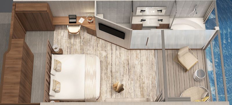 Celebrity Cabin Category Premium Sky Suite With Infinite Veranda Image 2