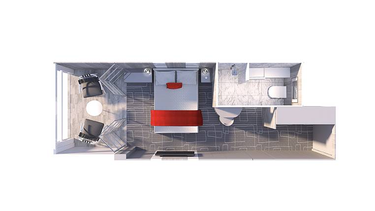 Celebrity Cabin Category Prime Edge Stateroom With Infinite Veranda Image 2