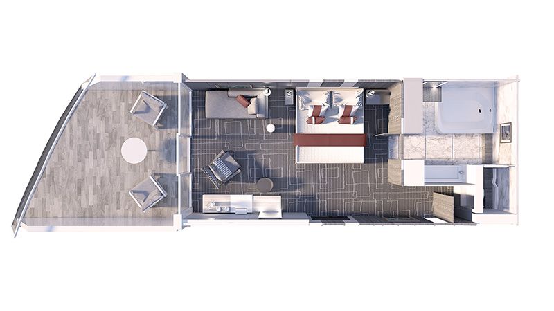 Celebrity Cabin Category Sky Suite With Infinite Veranda Image 2