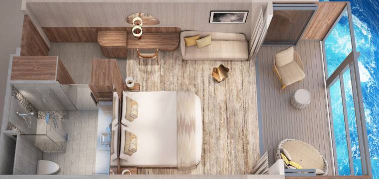 Celebrity Cabin Category Sky Suite With Veranda Image 2
