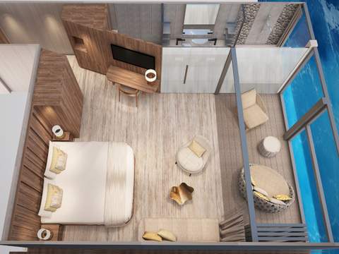Celebrity Cabin Category Ultimate Sky Suite With Infinite Veranda Image 2