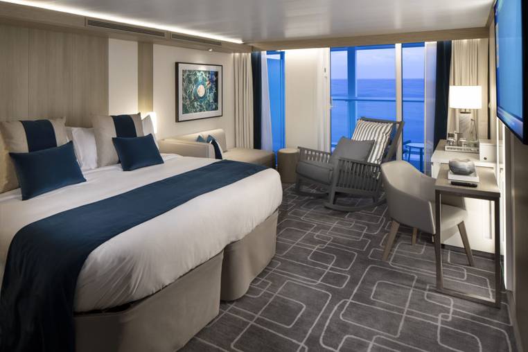Celebrity Ascent Magic Carpet Sky Suite (MS) bedroom, photo 1 of 3