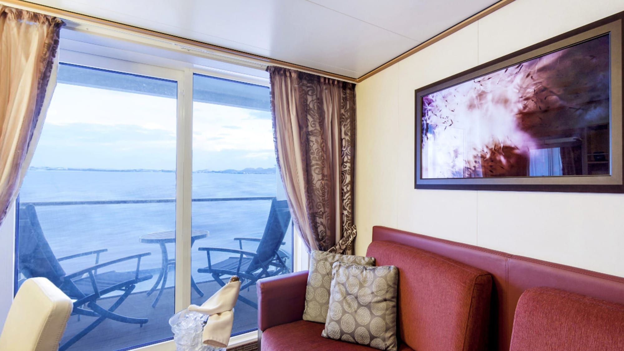 Celebrity Equinox Prime AquaClass (A1) living area