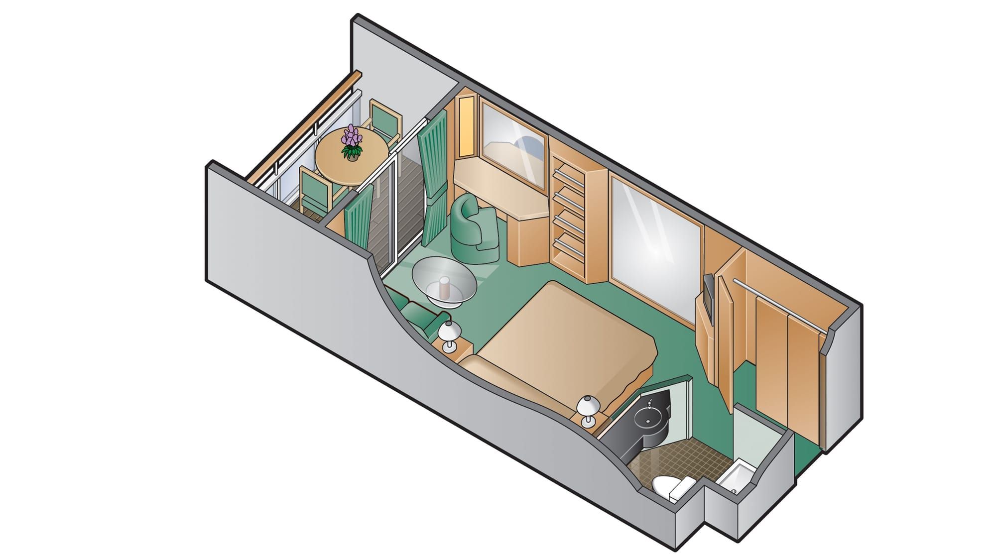 Celebrity Millennium Concierge Class Standard (C2) floor plan