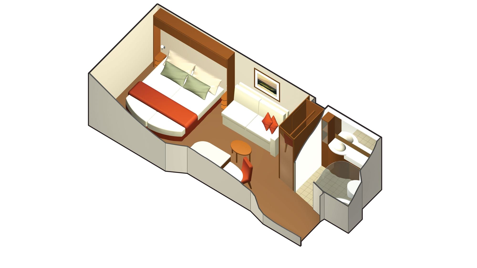 Celebrity Equinox Inside (I2) floor plan, photo 1 of 2
