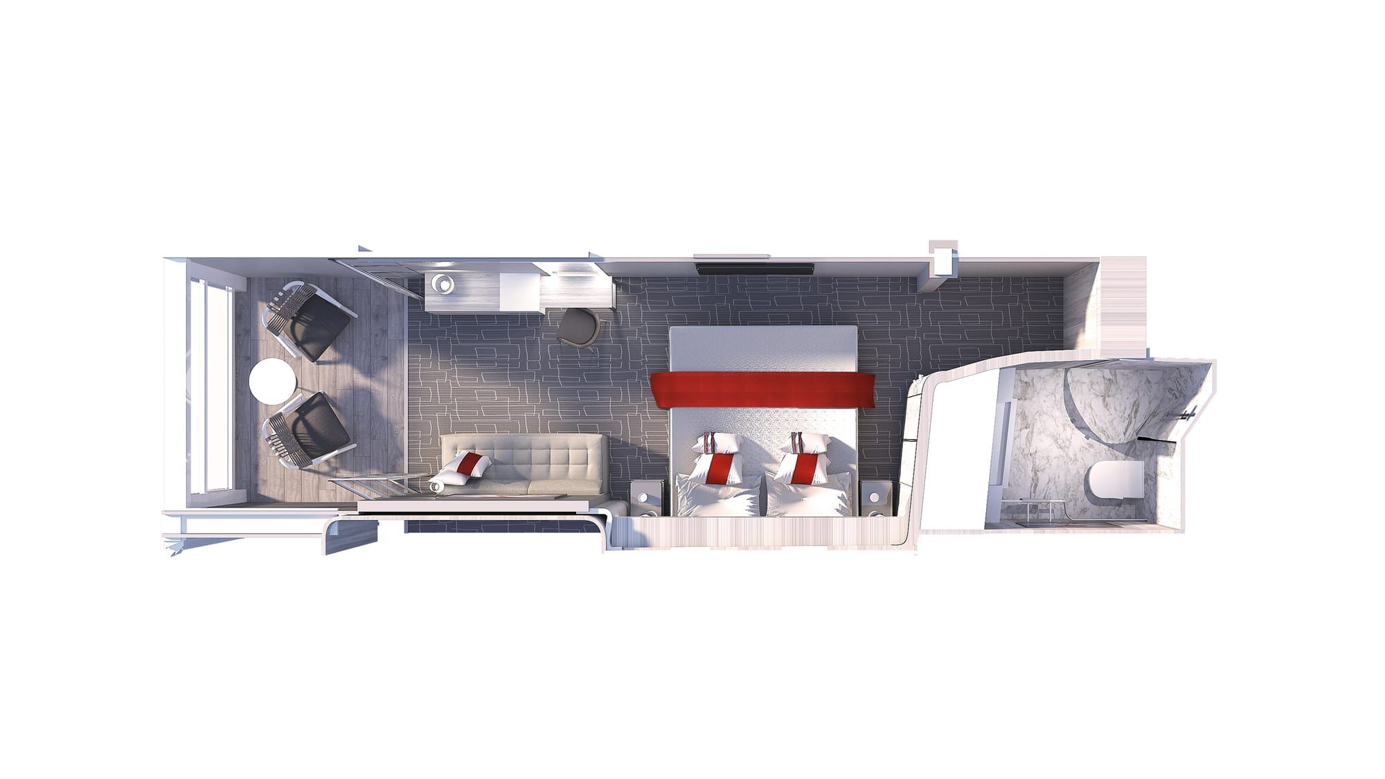 Celebrity Ascent AquaClass (A2) floor plan, photo 1 of 2