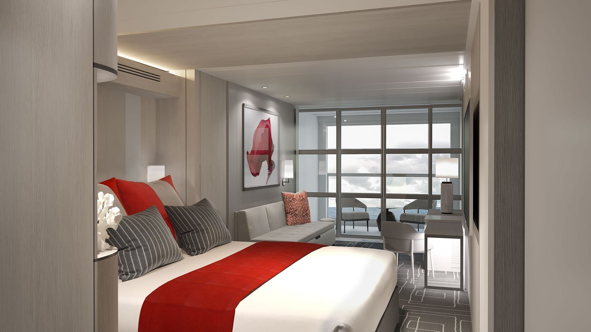 Celebrity Ascent AquaClass (A2) bedroom, photo 1 of 3