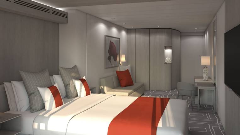 Celebrity Ascent AquaClass (A2) bedroom, photo 2 of 3