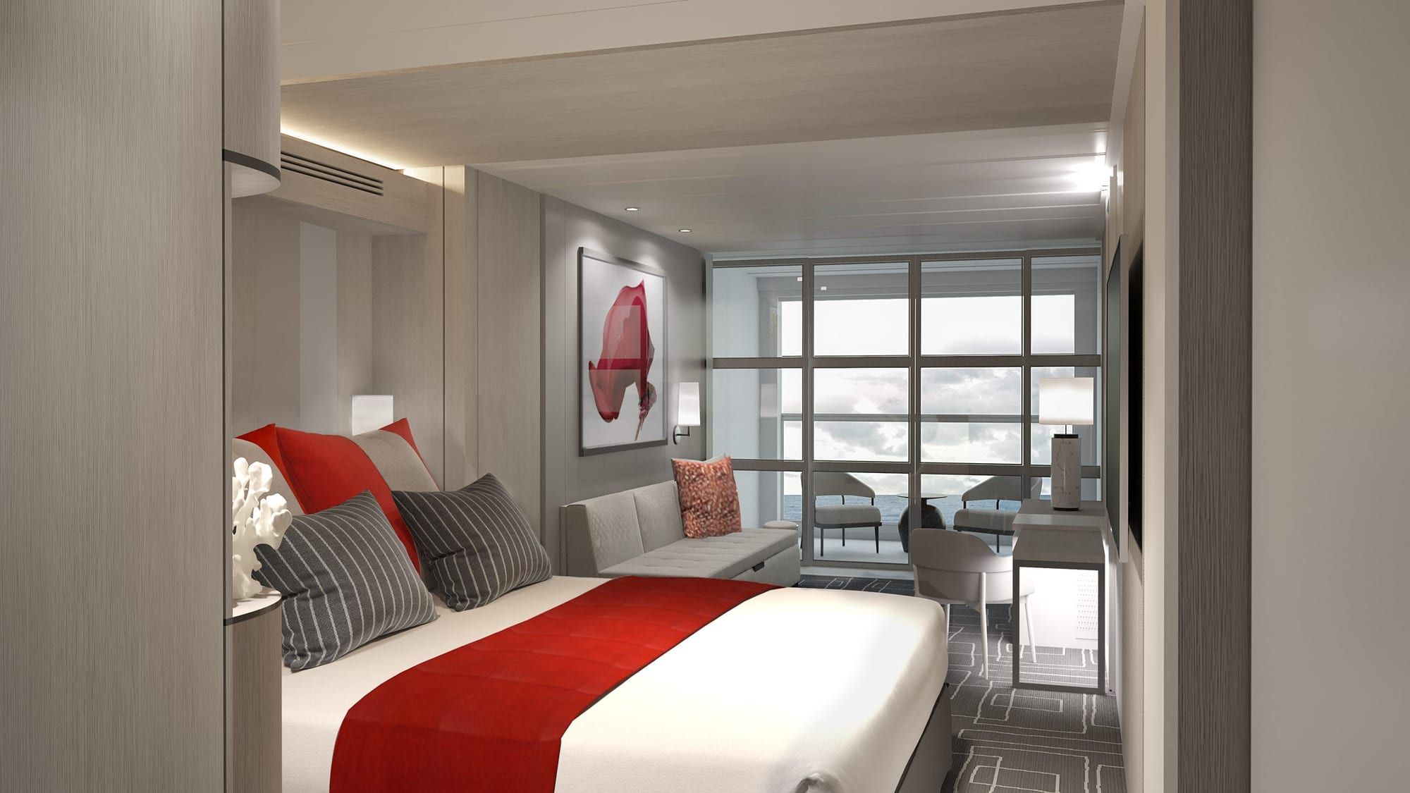 Celebrity Ascent AquaClass (A2) bedroom, photo 3 of 3