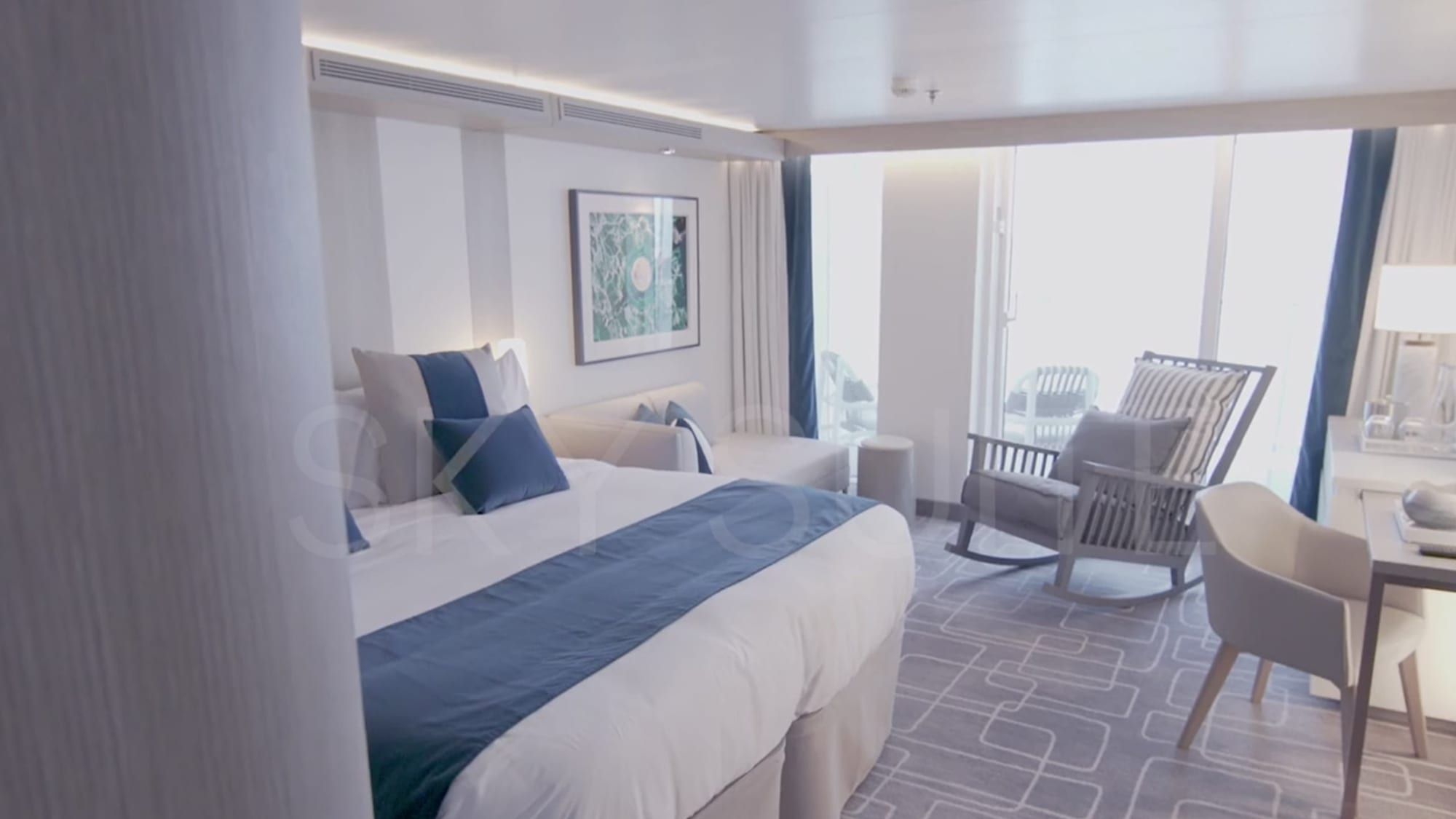 Celebrity Ascent Magic Carpet Sky Suite (MS) bedroom, photo 2 of 3