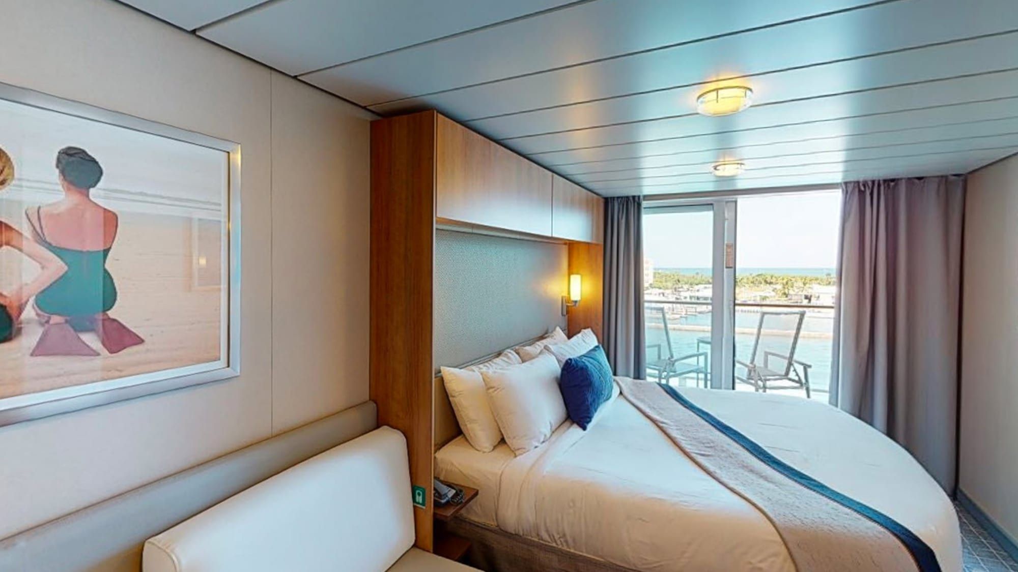 Celebrity Silhouette Concierge Class Standard (C2) bedroom, photo 1 of 2