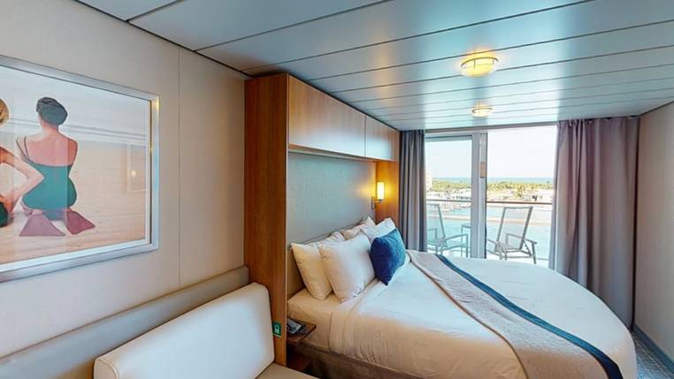Celebrity Silhouette Concierge Class Standard (C2) bedroom, photo 1 of 2