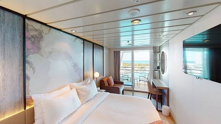 Celebrity Millennium Concierge Class Standard (C2) bedroom, photo 3 of 4