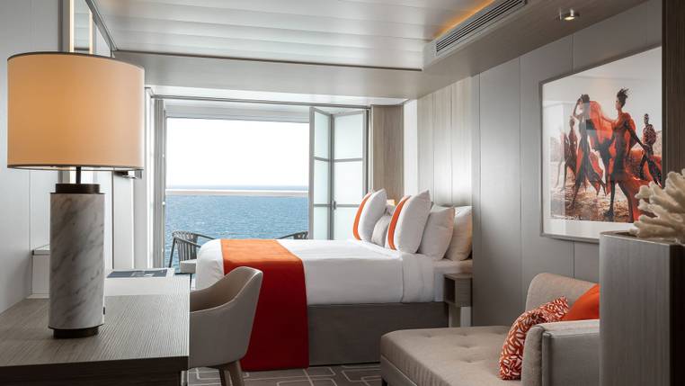Celebrity Ascent Edge Stateroom with Infinite Veranda Standard (E2) cabin, photo 2 of 5