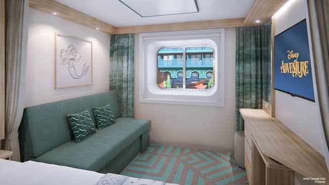 Deluxe Inside Stateroom with Reef View Image 4