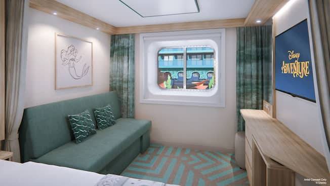 Deluxe Inside Stateroom with Reef View Image 4