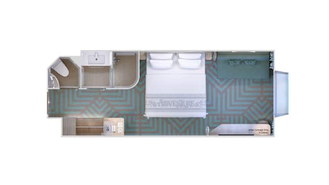 Deluxe Inside Stateroom with Reef View Image 5