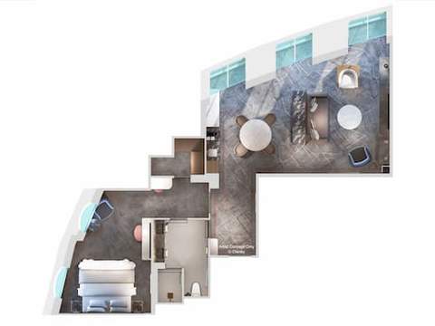 Concierge 1-Bedroom Oceanview Suite Image 7