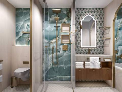Disney Adventure Concierge 1-Bedroom Oceanview Suite (1C) bathroom, photo 2 of 2
