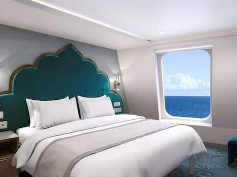Disney Adventure Concierge 1-Bedroom Oceanview Suite (1C) bedroom