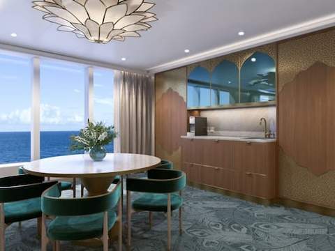Disney Adventure Concierge 1-Bedroom Oceanview Suite (1C) dining area