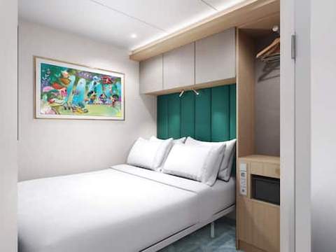 Disney Adventure Concierge Oceanview Suite (2C) bedroom, photo 2 of 2