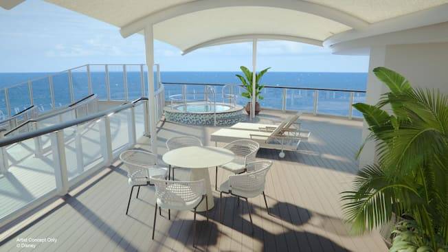 Concierge Family Stateroom with Oceanview Verandah Image 4