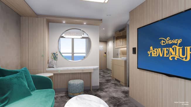 Concierge Family Stateroom with Oceanview Verandah - Accessible Image 2