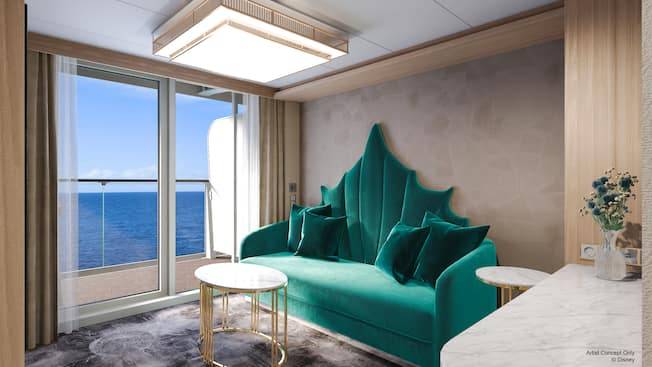 Concierge Family Stateroom with Oceanview Verandah - Accessible Image 5