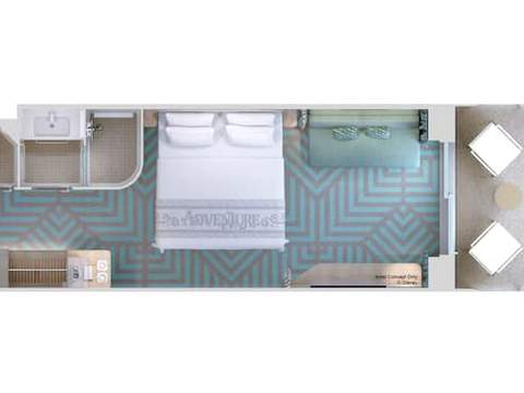 Deluxe Reef View Stateroom with Verandah Image 3