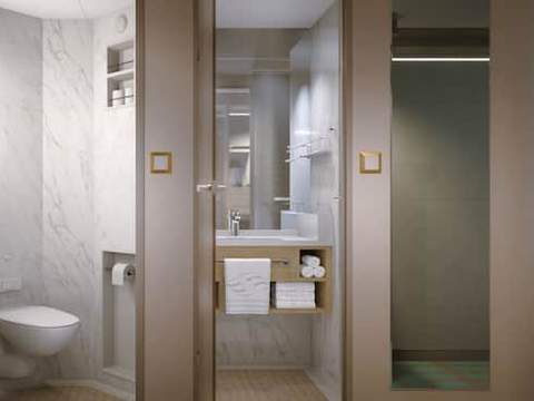 Deluxe Inside Stateroom with Reef View Image 3