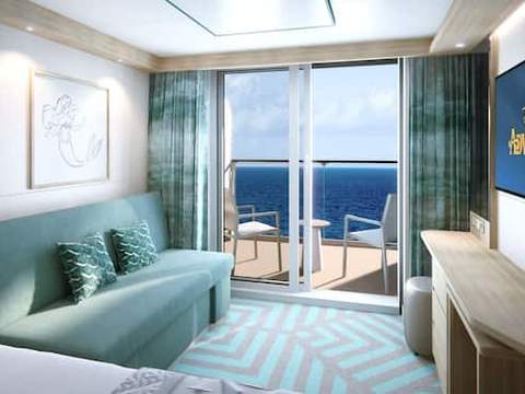 Deluxe Oceanview Stateroom with Verandah Image 2