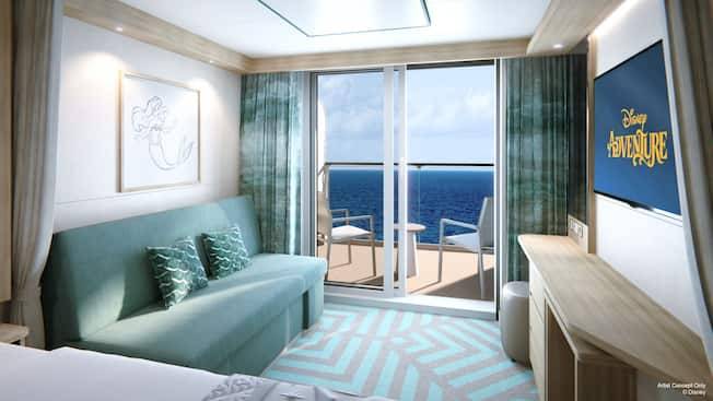 Deluxe Oceanview Stateroom with Verandah Image 2