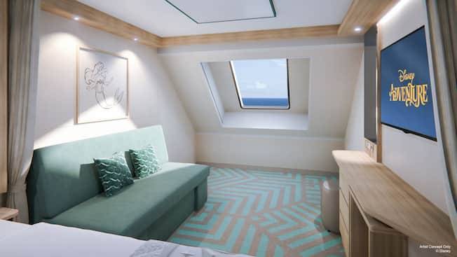 Deluxe Oceanview Stateroom Image 2