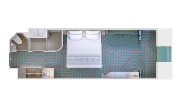 Deluxe Oceanview Stateroom Image 3