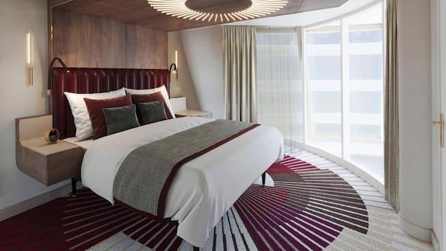 Disney Believe Concierge Destiny Tower Suite (1A) bedroom, photo 2 of 2