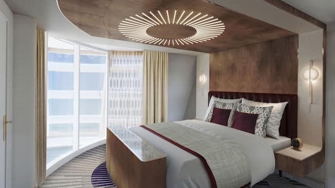 Disney Believe Concierge Destiny Tower Suite (1A) bedroom, photo 1 of 2
