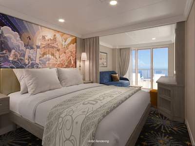 Deluxe Oceanview Stateroom with Verandah Image 1
