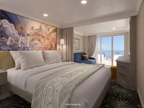 Deluxe Oceanview Stateroom with Verandah Image 1