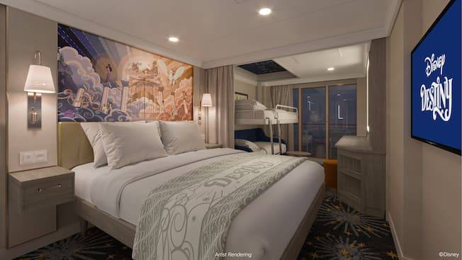 Deluxe Oceanview Stateroom with Verandah – Accessible & Communication Image 3