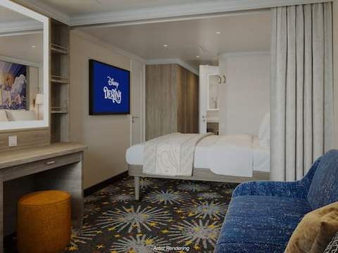 Deluxe Oceanview Stateroom Image 5