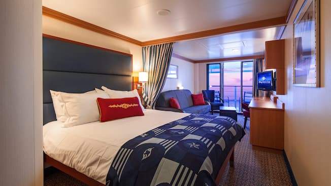 Deluxe Family Oceanview Stateroom with Verandah Image 1 Deluxe Family Oceanview Stateroom with Verandah Image 1