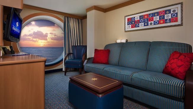 Deluxe Family Oceanview Stateroom Image 1