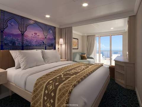Deluxe Oceanview Stateroom with Verandah Image 3