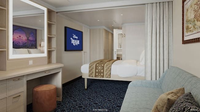Deluxe Oceanview Stateroom Image 3
