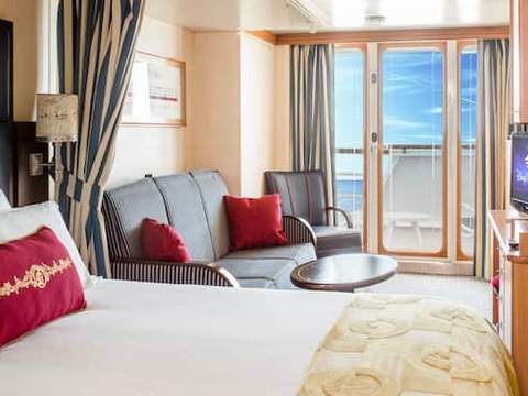 Deluxe Family Oceanview Stateroom with Verandah Image 1 Deluxe Family Oceanview Stateroom with Verandah Image 1