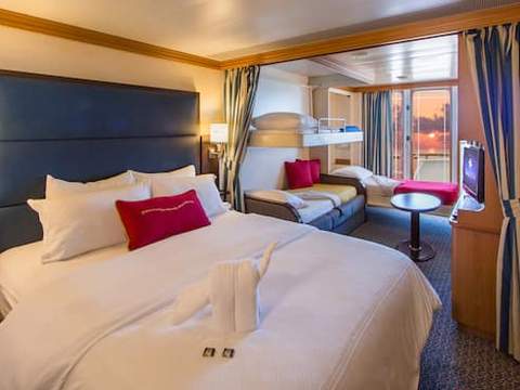 Deluxe Family Oceanview Stateroom with Verandah Image 3 Deluxe Family Oceanview Stateroom with Verandah Image 3