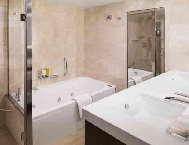 Holland America Neptune Suite — bathroom